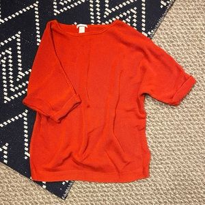 Red Dolman Sweater